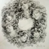 Kranzpapier, 1920er, Lithographie