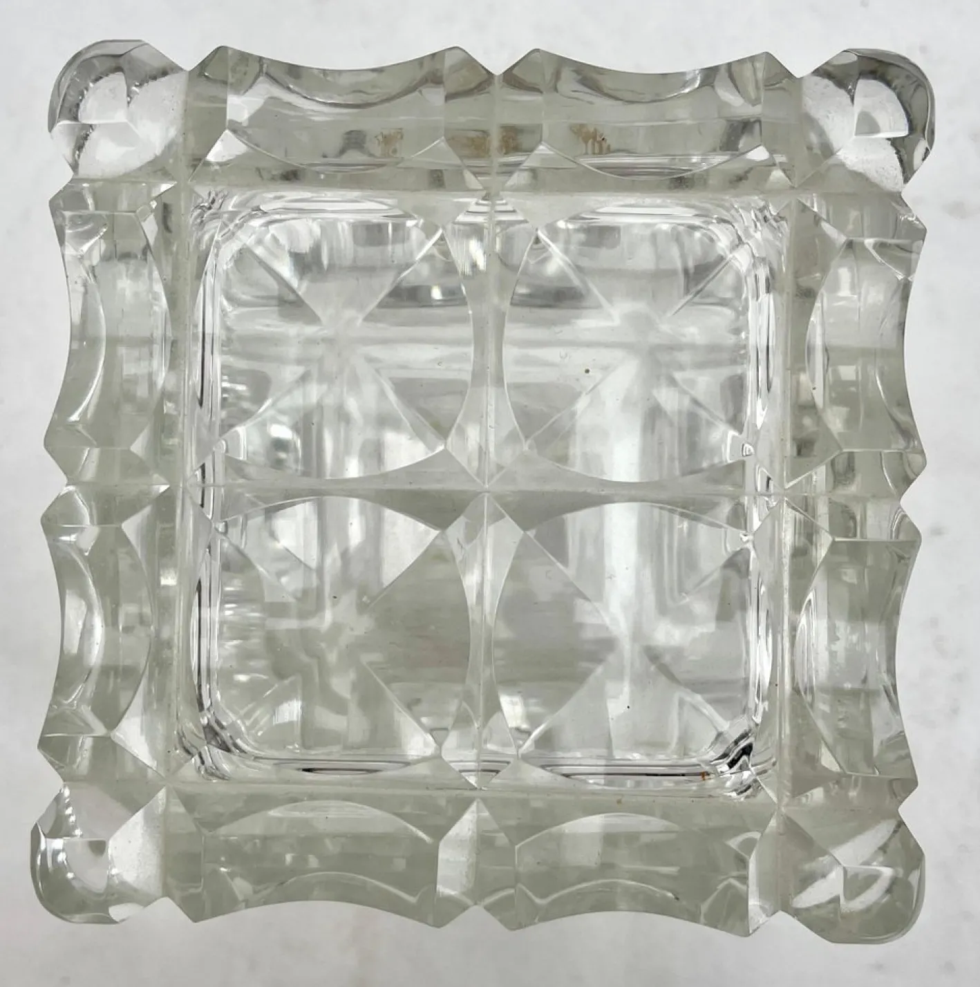 Kristallglas Set von Val Saint Lambert, Belgien, 1950er, 3er Set
