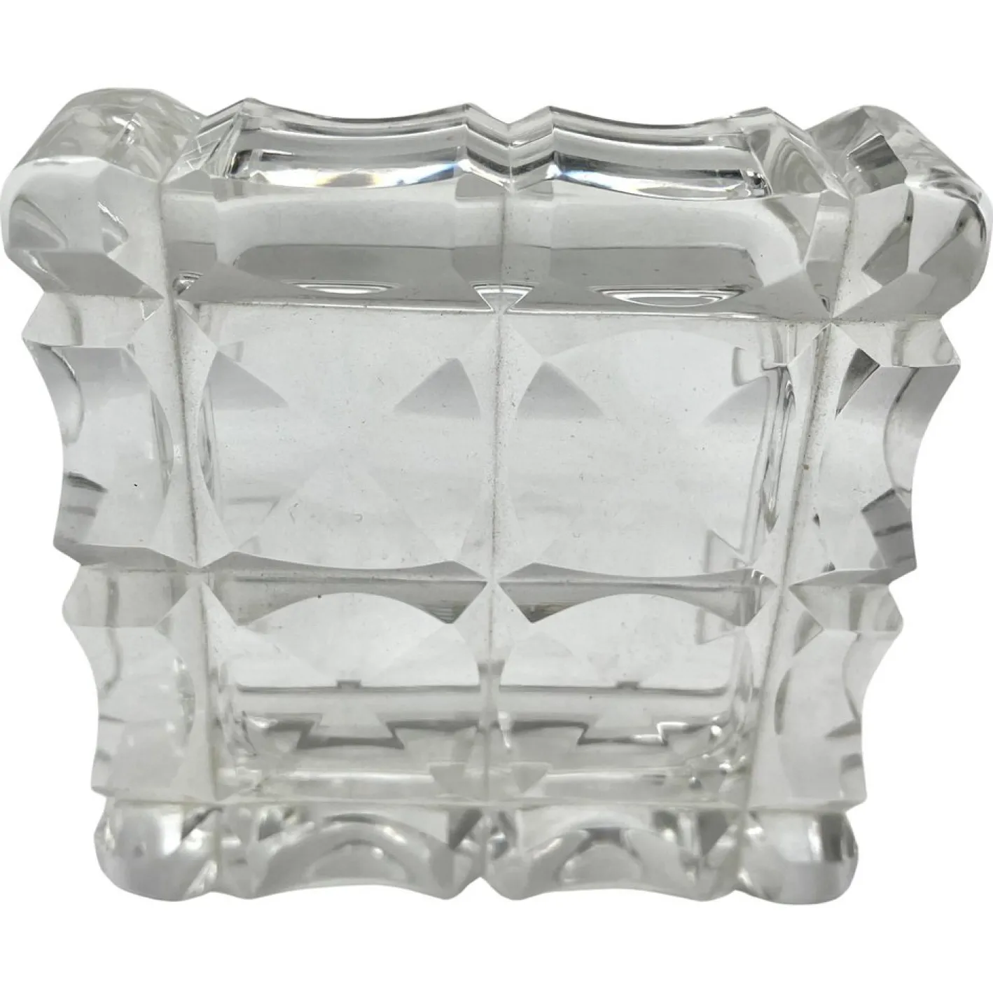 Kristallglas Set von Val Saint Lambert, Belgien, 1950er, 3er Set