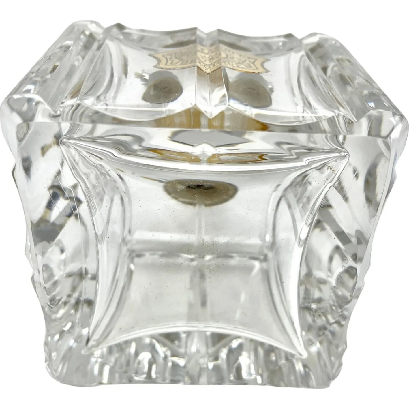 Kristallglas Set von Val Saint Lambert, Belgien, 1950er, 3er Set