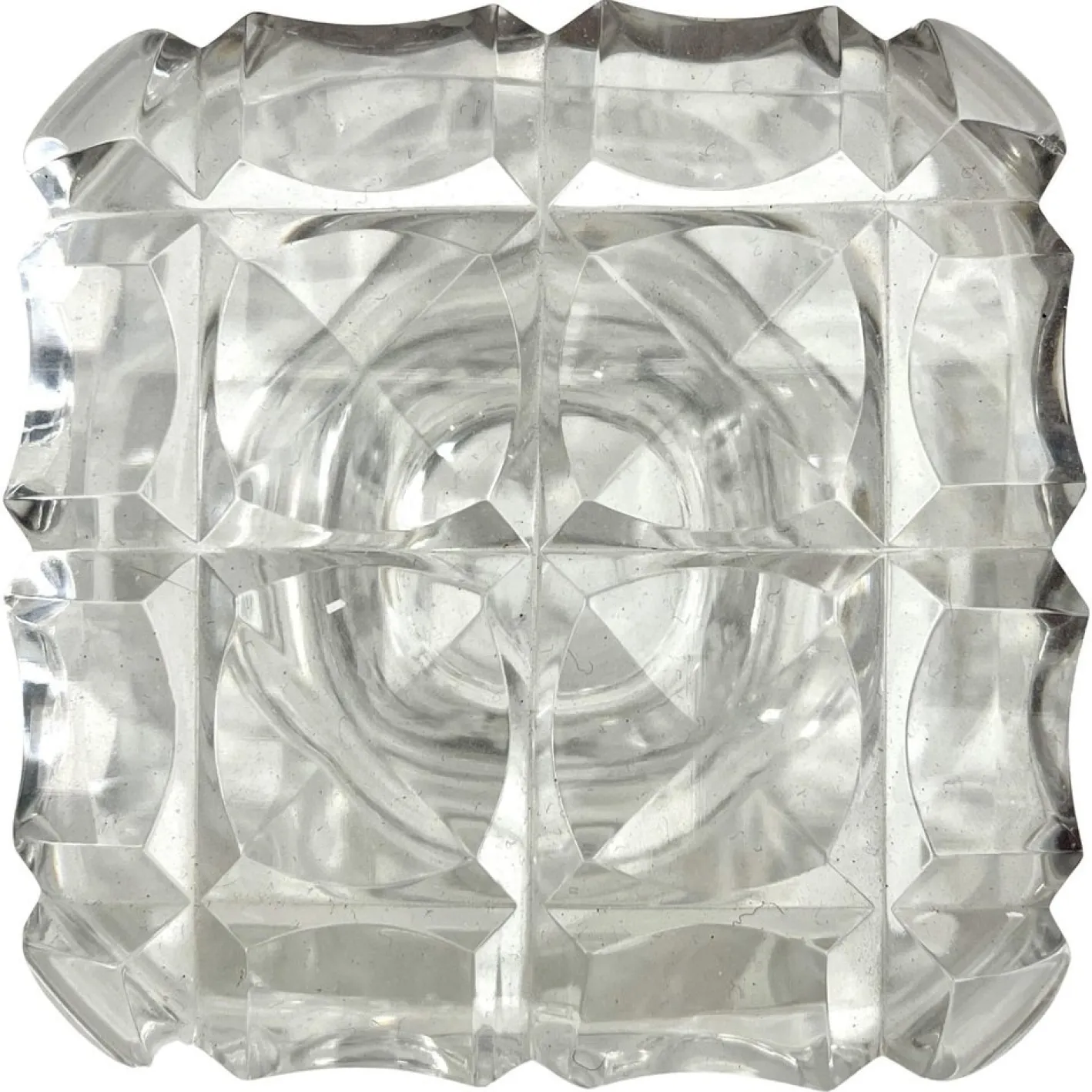 Kristallglas Set von Val Saint Lambert, Belgien, 1950er, 3er Set
