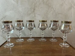 Kristallgläser, 1950, 6er Set