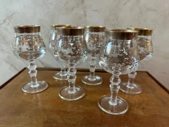 Kristallgläser, 1950, 6er Set