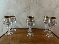Kristallgläser, 1950, 6er Set