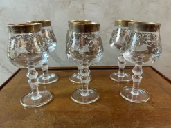 Kristallgläser, 1950, 6er Set
