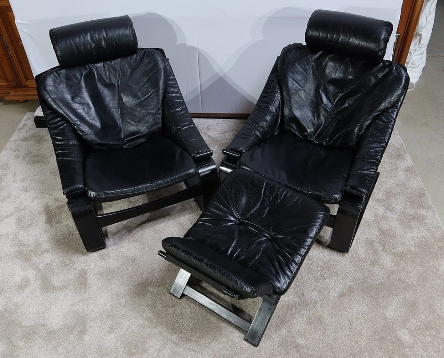 Kroken Lounge Set von Ake Fribyter für Nelo, 1974, 3er Set