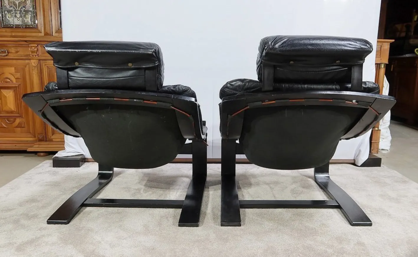 Kroken Lounge Set von Ake Fribyter für Nelo, 1974, 3er Set