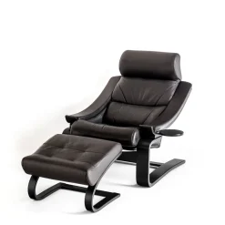 Kroken Sessel & Fußhocker von Ake Fribytter für Roche Bobois, Frankreich, 2000er