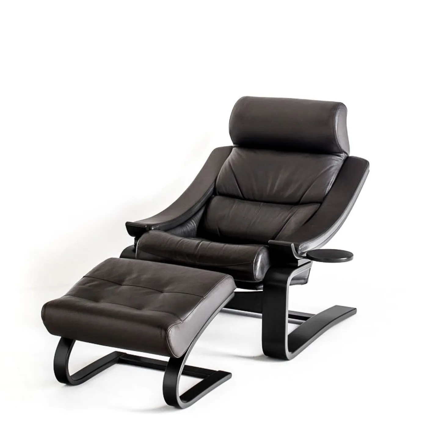 Kroken Sessel & Fußhocker von Ake Fribytter für Roche Bobois, Frankreich, 2000er