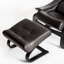 Kroken Sessel & Fußhocker von Ake Fribytter für Roche Bobois, Frankreich, 2000er