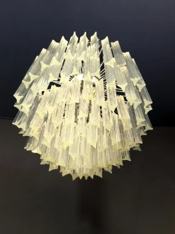Kronleuchter aus Muranoglas im Stil von Venini, 1970er