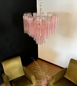 Kronleuchter aus Muranoglasrohr