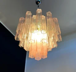 Kronleuchter aus Muranoglasrohr