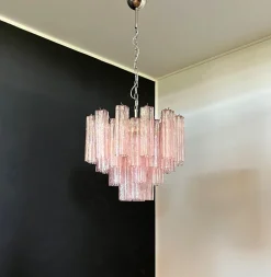 Kronleuchter aus Muranoglasrohr