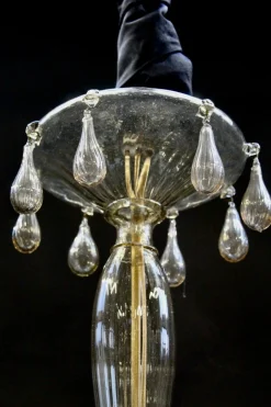 Kronleuchter aus Muranoglas von Venini, 1920er