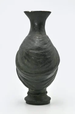 Krugskulptur aus Bronze mit weiblichem Kopf, frühes 20. Jh
