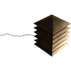 Kōtō Stehlampe aus Aluminium von Bureau of Entropy