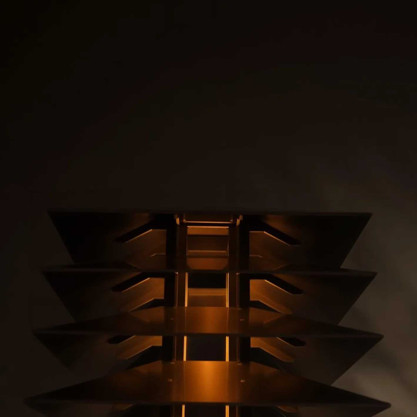 Kōtō Stehlampe aus Aluminium von Bureau of Entropy