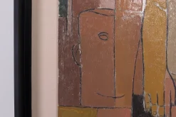 Kubistischer Akt von Marcel Caron, 1950er, Öl auf Leinwand