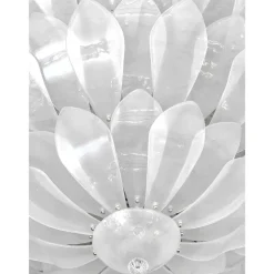Kunstvolle Deckenlampe aus Geschliffenem Glas von Simoeng für Simoeng