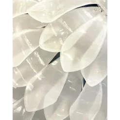 Kunstvolle Deckenlampe aus Geschliffenem Glas von Simoeng für Simoeng