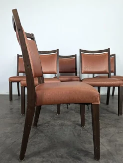 Kupferfarbene Vintage Stühle, 6er Set
