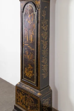 Lackierte Chinoiserie Uhr, 18. Jh.