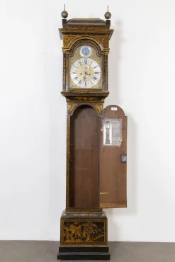 Lackierte Chinoiserie Uhr, 18. Jh.