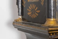 Lackierte Chinoiserie Uhr, 18. Jh.