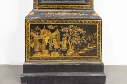 Lackierte Chinoiserie Uhr, 18. Jh.