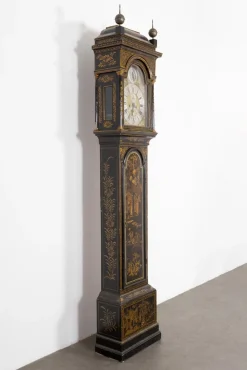 Lackierte Chinoiserie Uhr, 18. Jh.
