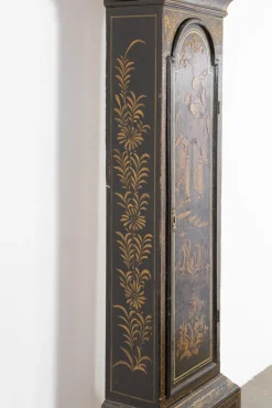 Lackierte Chinoiserie Uhr, 18. Jh.