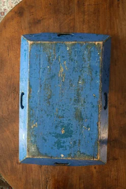 Lackiertes Holz Tablett, 1890er