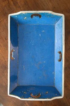 Lackiertes Holz Tablett, 1890er