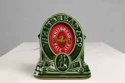 Lampe aus Keramik & Glas von Whitbrot & Co., Großbritannien, 1950er
