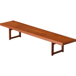 Lange Krobo Teak Bank von Torbjörn Afdal für Bruksbo, 1960er