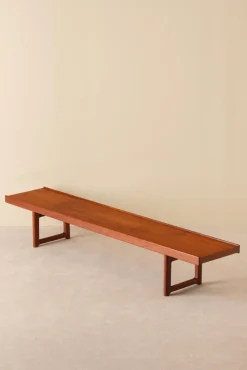 Lange Krobo Teak Bank von Torbjörn Afdal für Bruksbo, 1960er