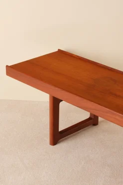 Lange Krobo Teak Bank von Torbjörn Afdal für Bruksbo, 1960er