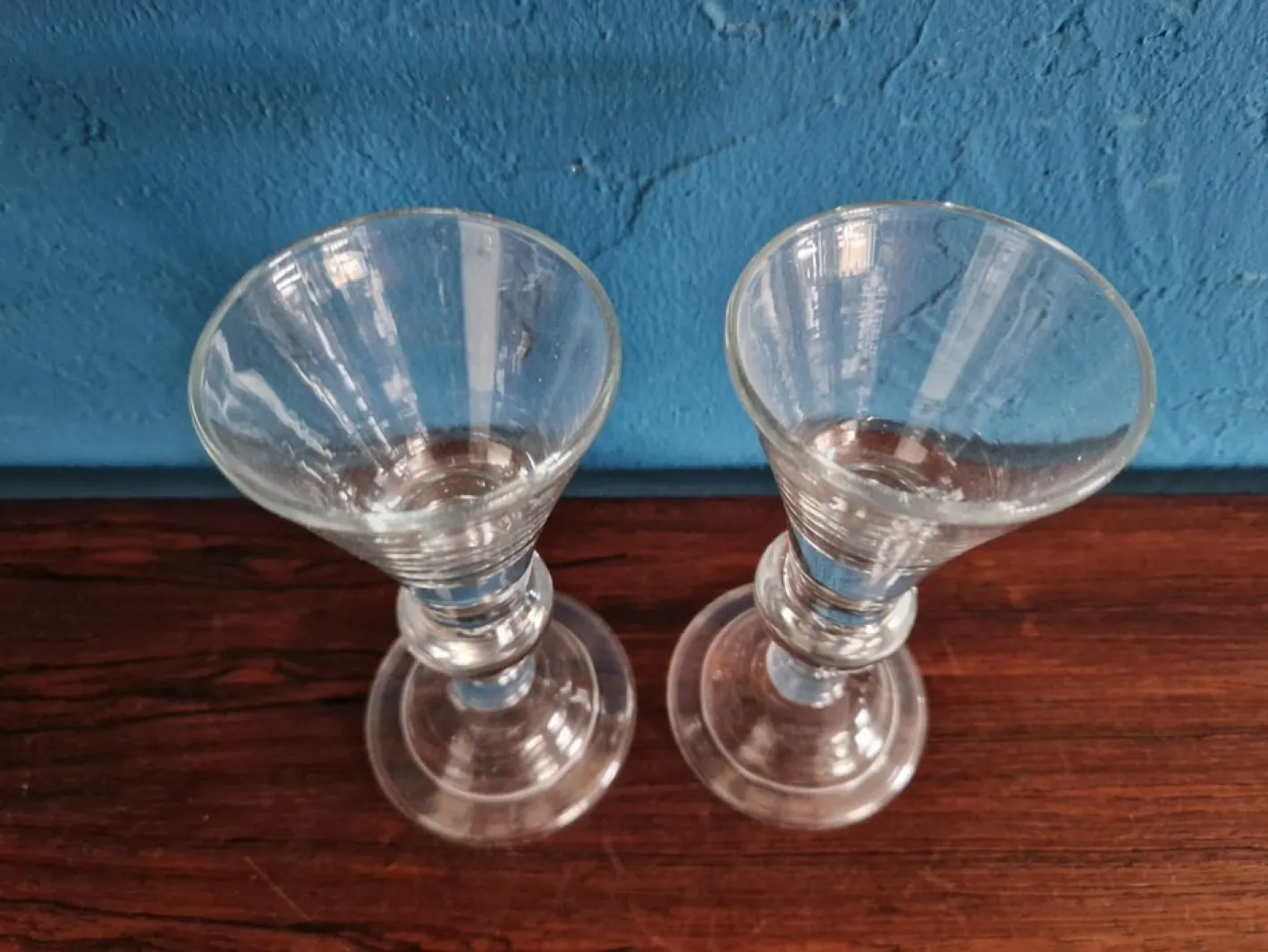 Lauensteiner Barock Gläser, 1750, 2er Set