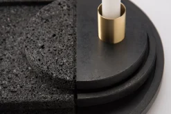 Lava Volcanic Rock Kerzenhalter von Caterina Moretti & Ana Saldaña für PECA