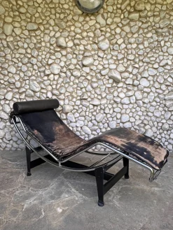 LC4 Chaiselongue von Le Corbusier, Pierre Jeanneret & Charlotte Perriand für Cassina, 1970er