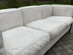 LC2 3-Sofa aus Leder von Le Corbusier für Cassina, 1980er