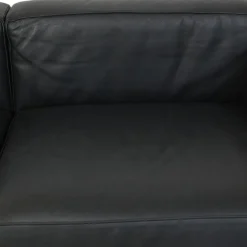 Le Corbusier LC3 2-Sitzer Sofa aus schwarzem Leder, 2000er
