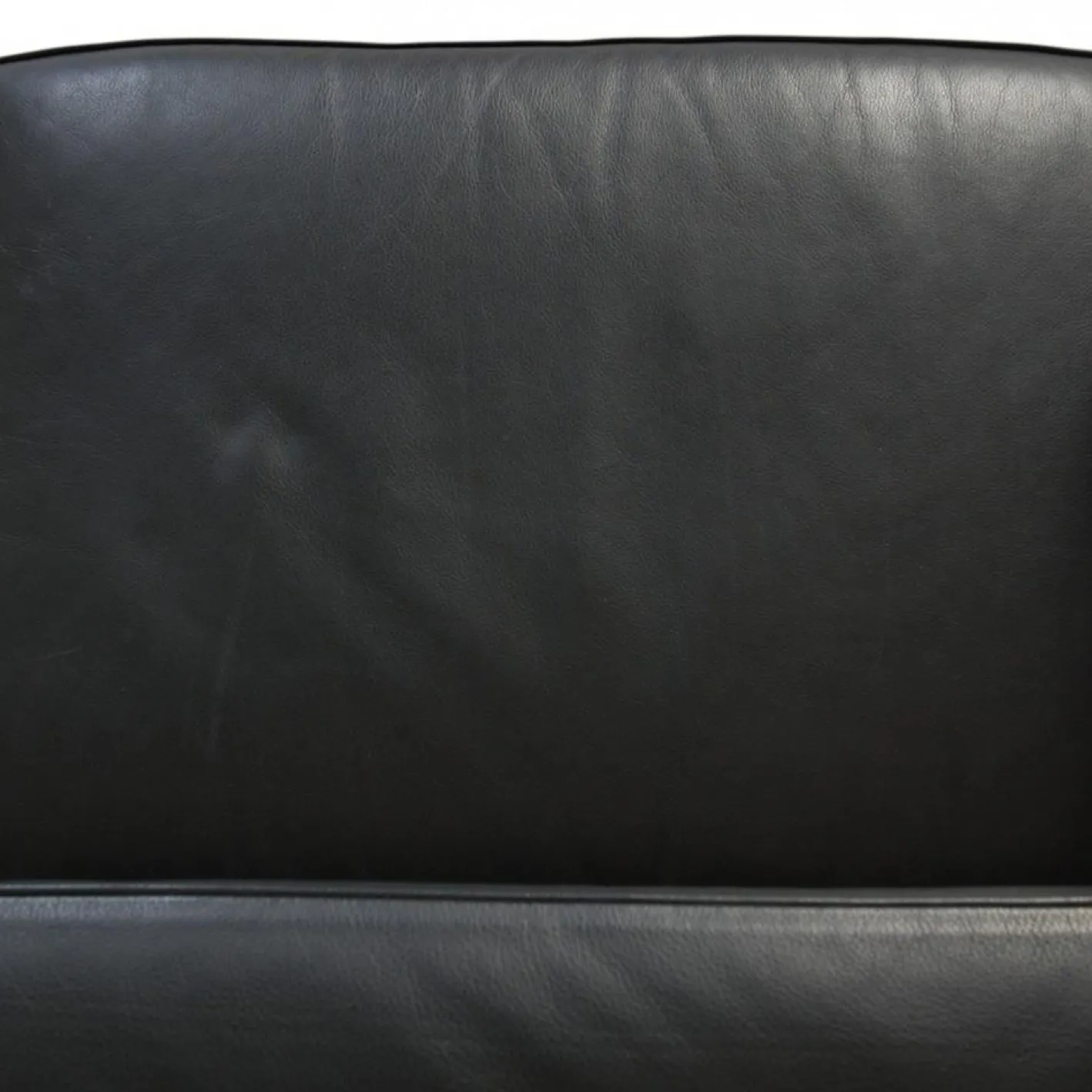 Le Corbusier LC3 2-Sitzer Sofa aus schwarzem Leder, 2000er