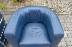 Leder Onda Sofa & 2 Sessel von De Pas, D'Urbino & Lomazzi für Zanotta, 3er Set