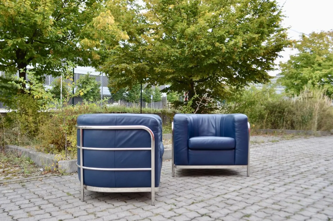 Leder Onda Sofa & 2 Sessel von De Pas, D'Urbino & Lomazzi für Zanotta, 3er Set