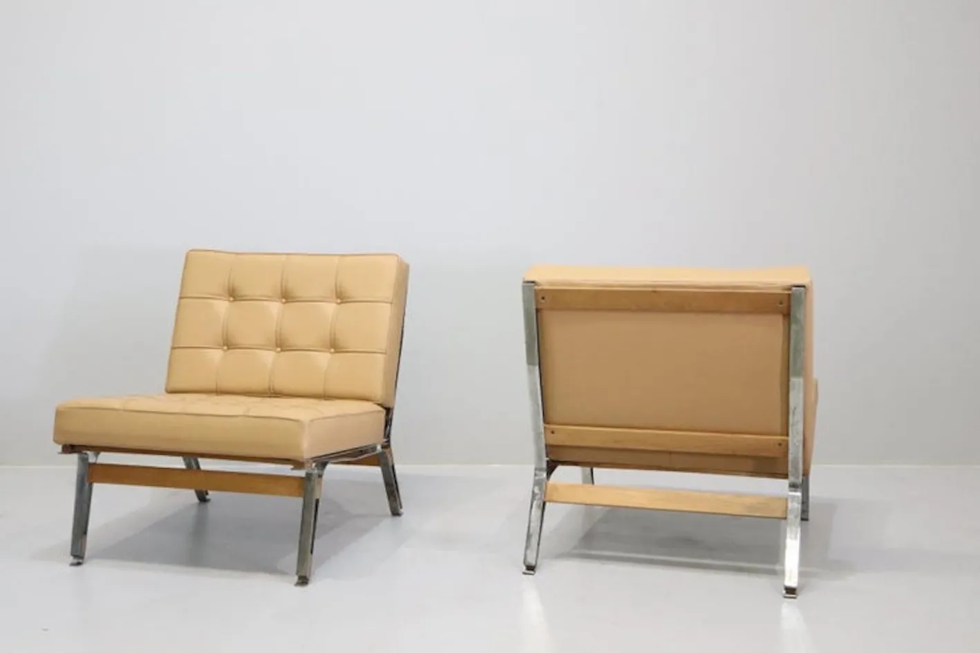 856 Ledersessel von Cassina, 1957, 2er Set