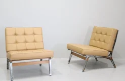 856 Ledersessel von Cassina, 1957, 2er Set