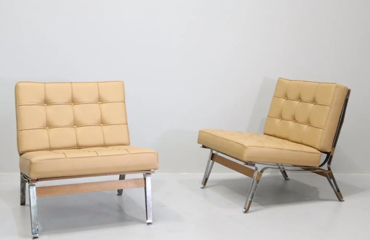 856 Ledersessel von Cassina, 1957, 2er Set