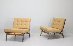 856 Ledersessel von Cassina, 1957, 2er Set